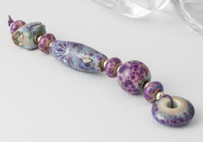 Dandelion Seed Lampwork Bead Collection