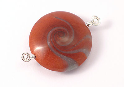 "Copper" Clay Bead