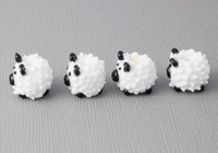 Lampwork Sheep Beads alternative view 1