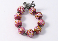 Pink Polymer Clay Beads alternative view 1