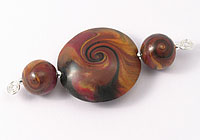 "Rust" Clay Beads alternative view 1